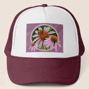 Gorra De Camionero Coneflower y Bee