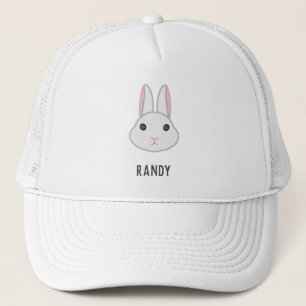Gorra De Camionero Conejito blanco en