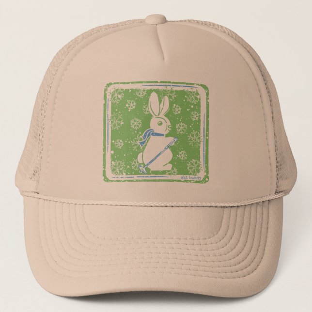 Gorra De Camionero Conejito del esquí (Anverso)