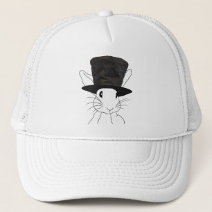 Gorra De Camionero Conejo Blanco