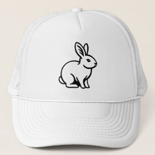 Gorra De Camionero Conejo blanco