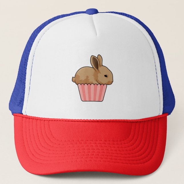 Gorra De Camionero Conejo con Muffin (Anverso)