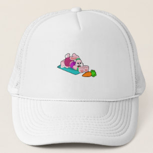 Gorra De Camionero Conejo con zanahoria en yoga