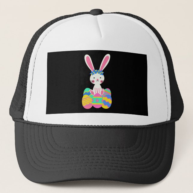 Gorra De Camionero Conejo de Pascua (Anverso)