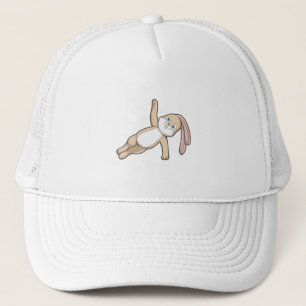 Gorra De Camionero Conejo de Yoga Stretching