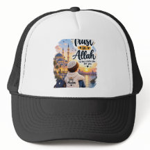 Gorra de camionero Confía en Alá - Gorra de la fe