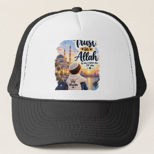 Gorra de camionero Confía en Alá - Gorra de la fe