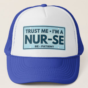 GORRA DE CAMIONERO CONFÍA EN MÍ SOY UNA ENFERMERA TEN PACIENCIA 