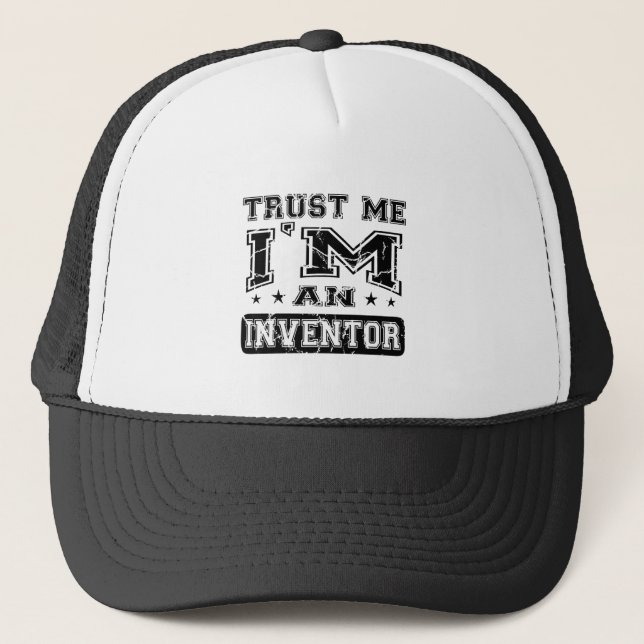 Gorra De Camionero Confíe en que yo es inventor (Anverso)