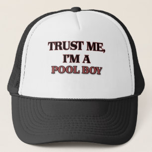 Gorra De Camionero Confíe en que yo es UN MUCHACHO de la PISCINA