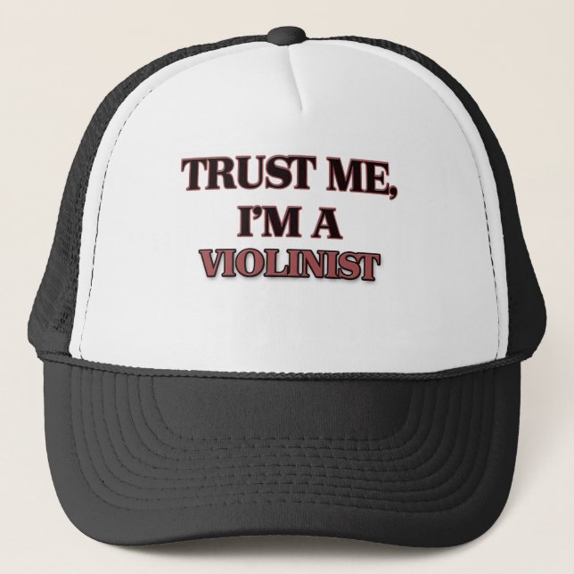 Gorra De Camionero Confíe en que yo es VIOLINISTA (Anverso)