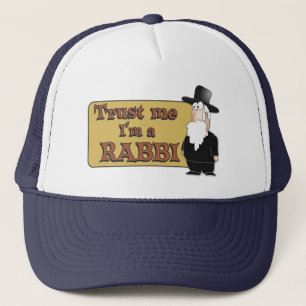 Gorra De Camionero Confíeme en - soy RABINO - gran humor judío