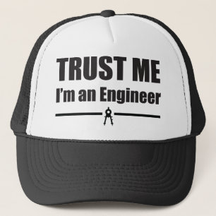 Gorra De Camionero Confíeme en, yo son un ingeniero