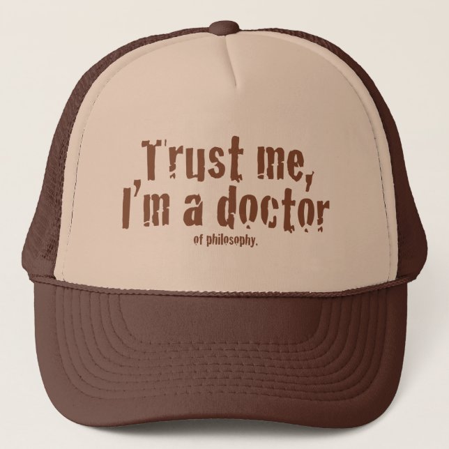 Gorra De Camionero Confíeme en, yo son un médico… (Anverso)