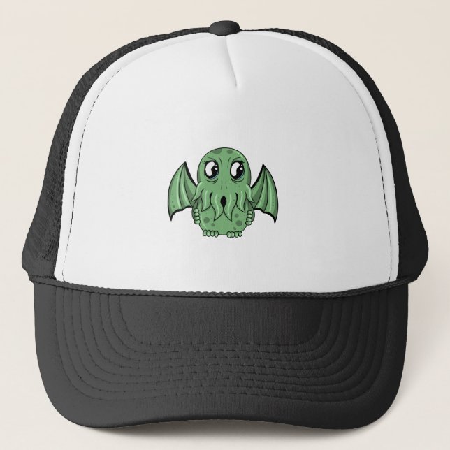 Gorra De Camionero Cónica Cthulhu (Anverso)