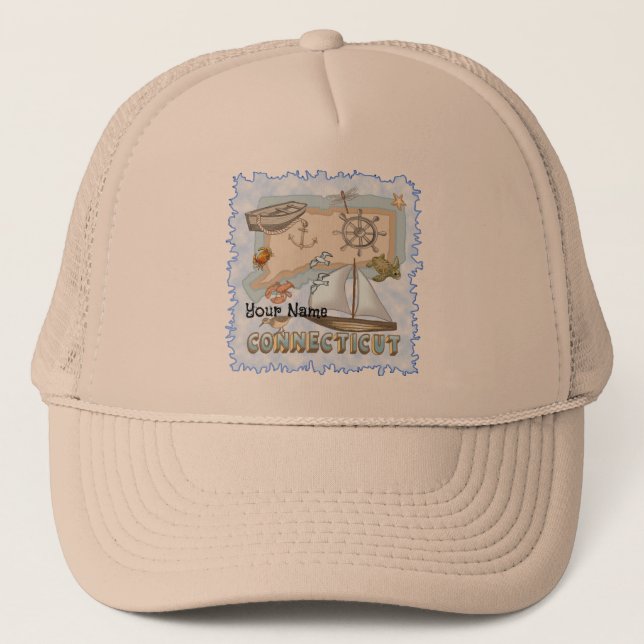 Gorra De Camionero Connecticut (Anverso)