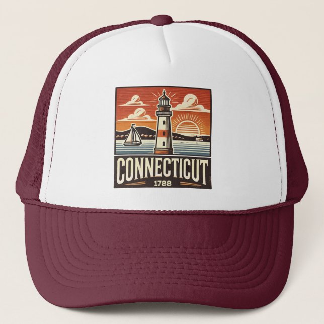 Gorra De Camionero Connecticut (Anverso)