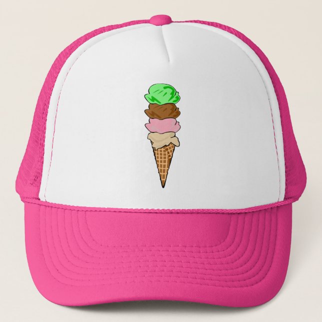 Gorra De Camionero Cono de helado (Anverso)