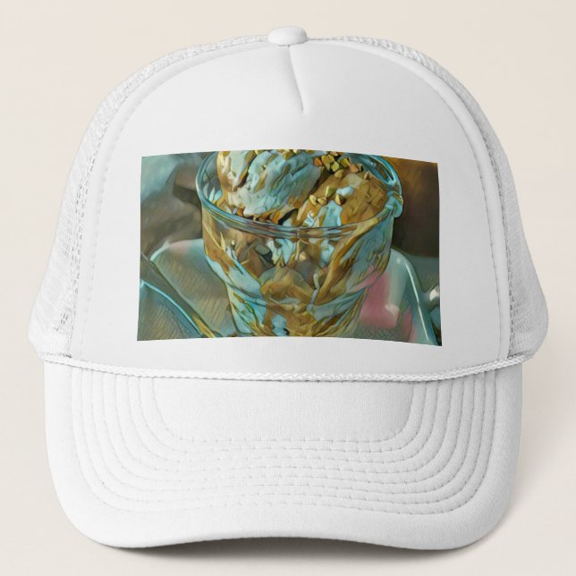 Gorra De Camionero Cono de helado de verano (Anverso)