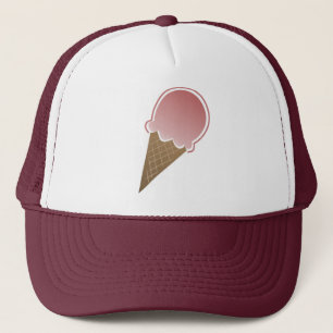 Gorra De Camionero Cono de helado rosa