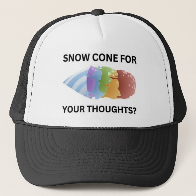 Gorra De Camionero Cono de nieve (Anverso)