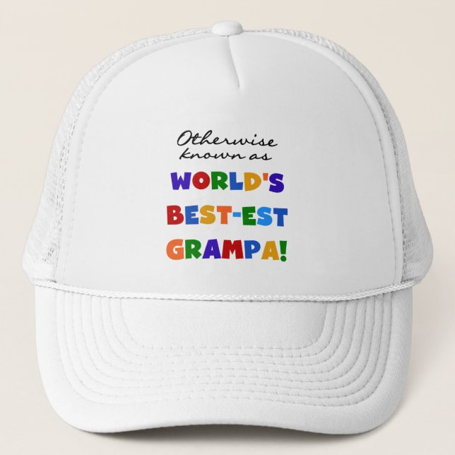 Gorra De Camionero Conocidas como las mejores camisetas Grampa (Anverso)