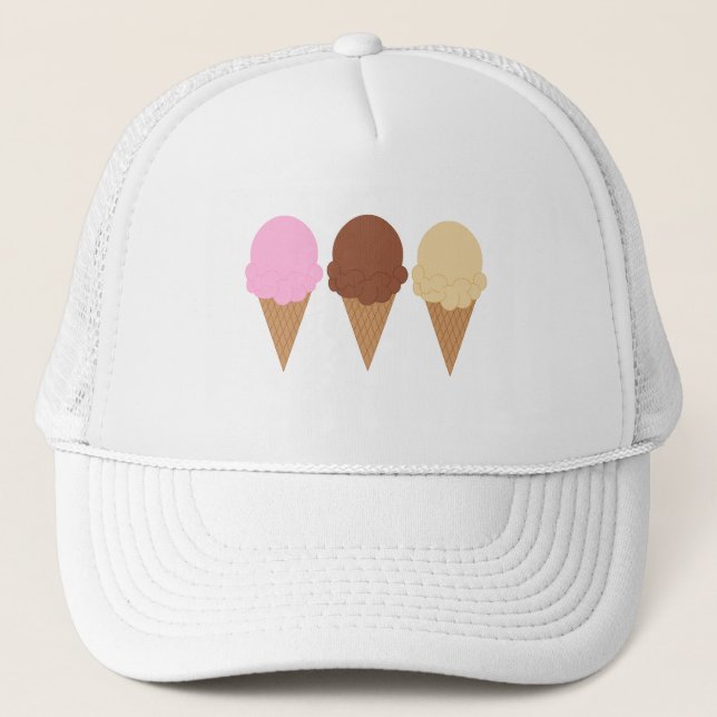 Gorra De Camionero Conos de helado (Anverso)