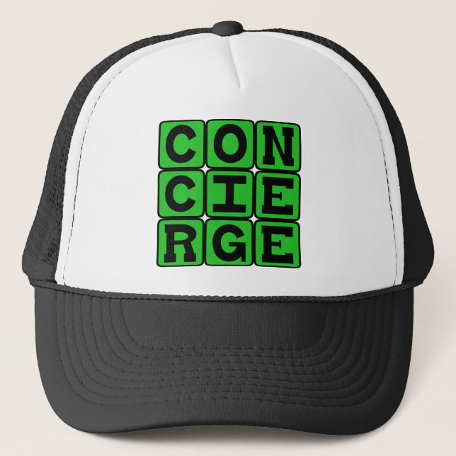 Gorra De Camionero Conserje, puesto de servicio (Anverso)