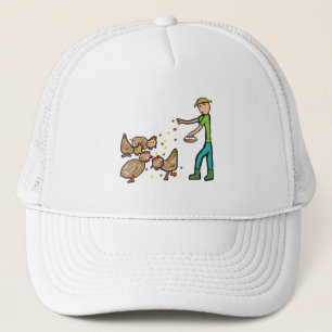 Gorra De Camionero Conservación del pollo