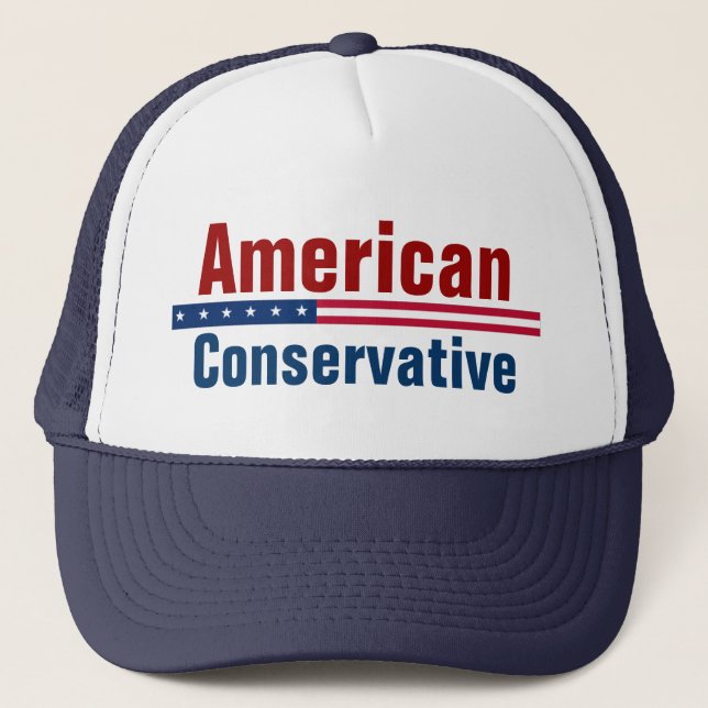 Gorra De Camionero Conservador americano (Anverso)
