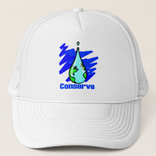 Gorra De Camionero Conservar el agua de la Tierra gota