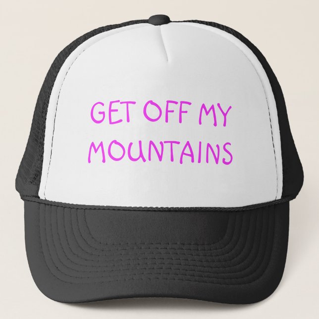 GORRA DE CAMIONERO CONSIGA DE MIS MONTAÑAS (Anverso)