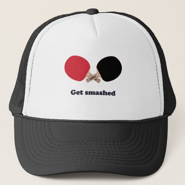 Gorra De Camionero Consiga el ping-pong roto (Anverso)