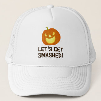 Gorra De Camionero Consigamos al fiesta roto de Halloween