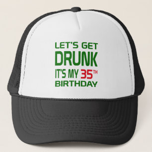 Gorra De Camionero Consigamos bebidos le es mi 35to cumpleaños