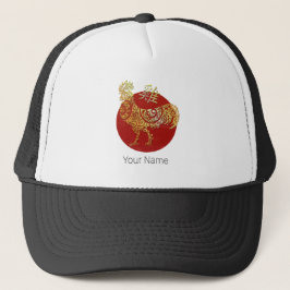 Gorra De Camionero Constelación de gallo de zodiaco chino