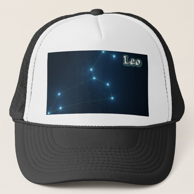 Gorra De Camionero Constelación de Leo (Anverso)