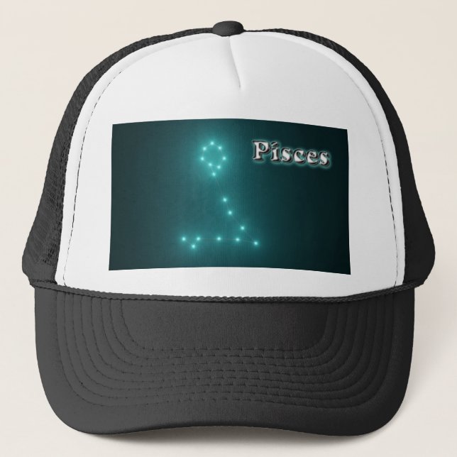 Gorra De Camionero Constelación de Pisces (Anverso)