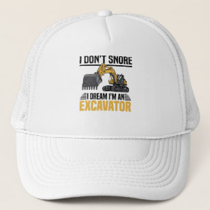 Gorra De Camionero Construcción de la disculpa de la excavadora de l