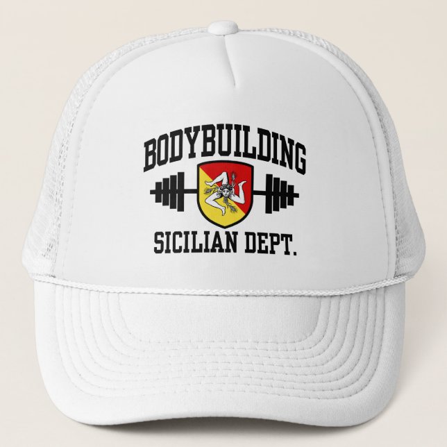 Gorra De Camionero Constructor de cuerpos siciliano (Anverso)