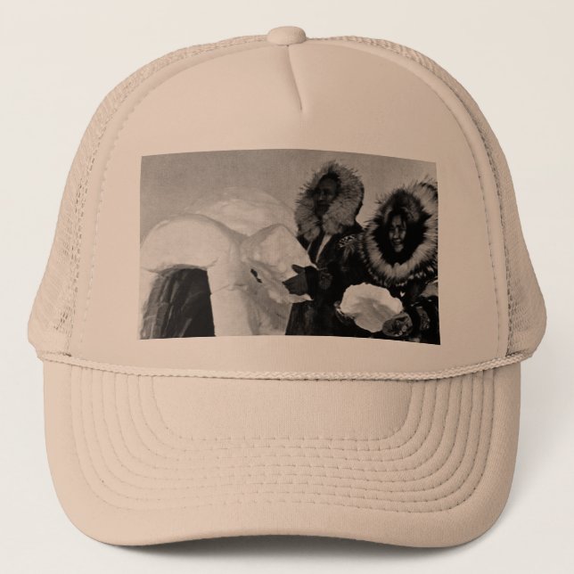 Gorra De Camionero Constructores de igloo de Alaska en EEUU (Anverso)