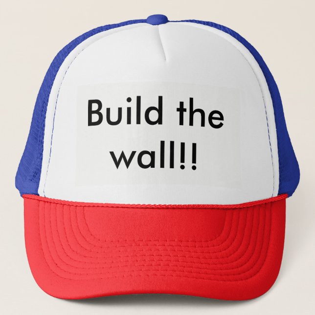 Gorra De Camionero Construya el casquillo de la pared (Anverso)