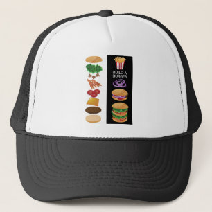 Gorra De Camionero Construya una hamburguesa