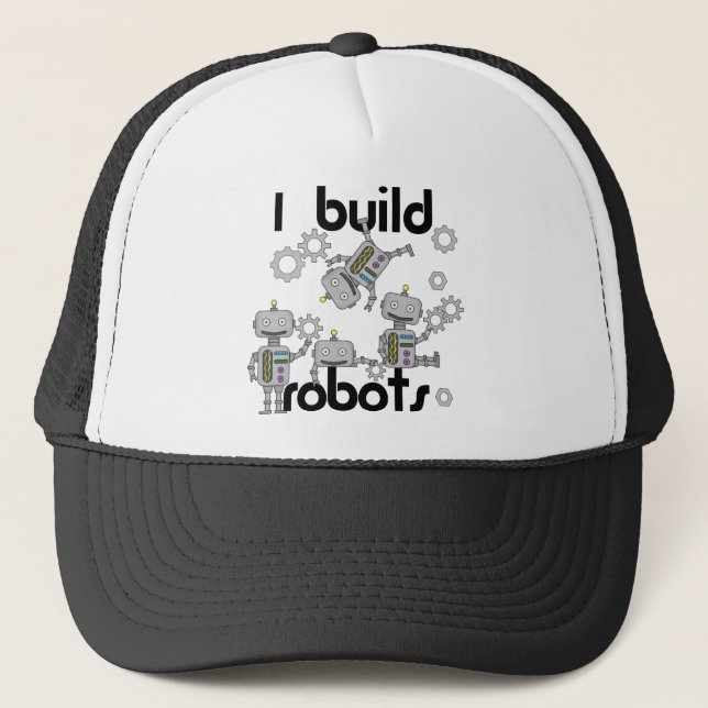 Gorra De Camionero Construyo Robots (Anverso)