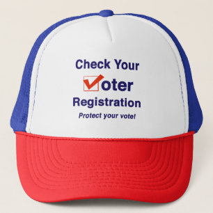 Gorra De Camionero Consulta tu registro de votantes para las eleccion