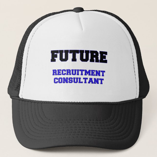 Gorra De Camionero Consultor futuro del reclutamiento (Anverso)