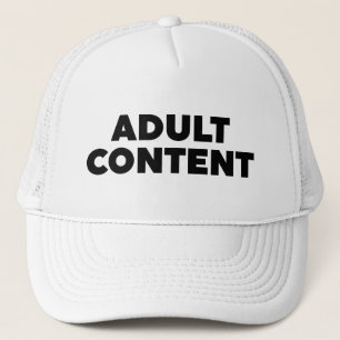 Gorra De Camionero Contenido para adultos