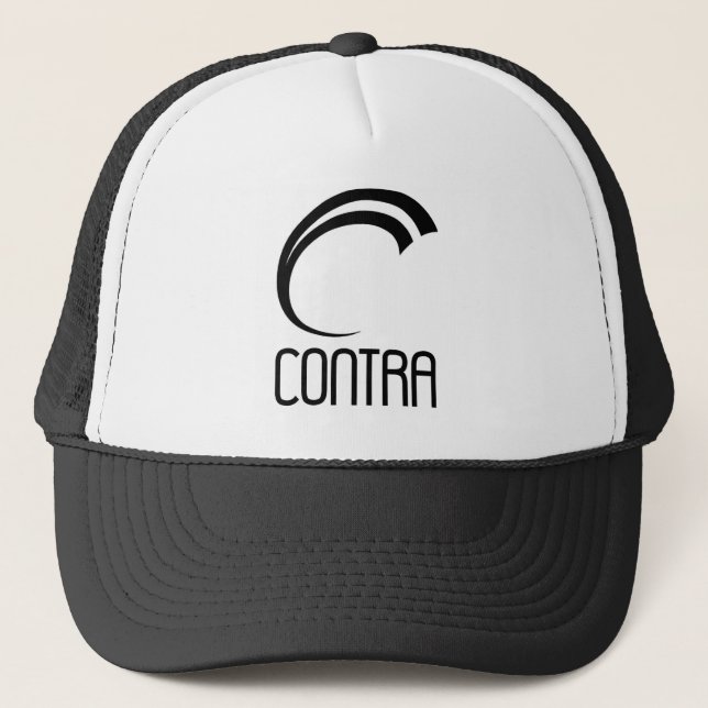 Gorra De Camionero Contra el logotipo real (Anverso)