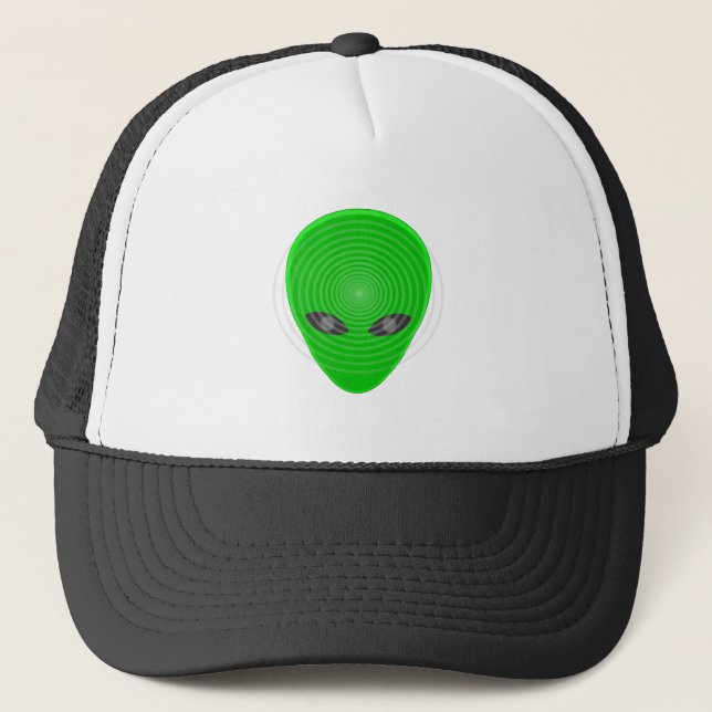 Gorra De Camionero Control de la mente de la cabeza de Alien (Anverso)