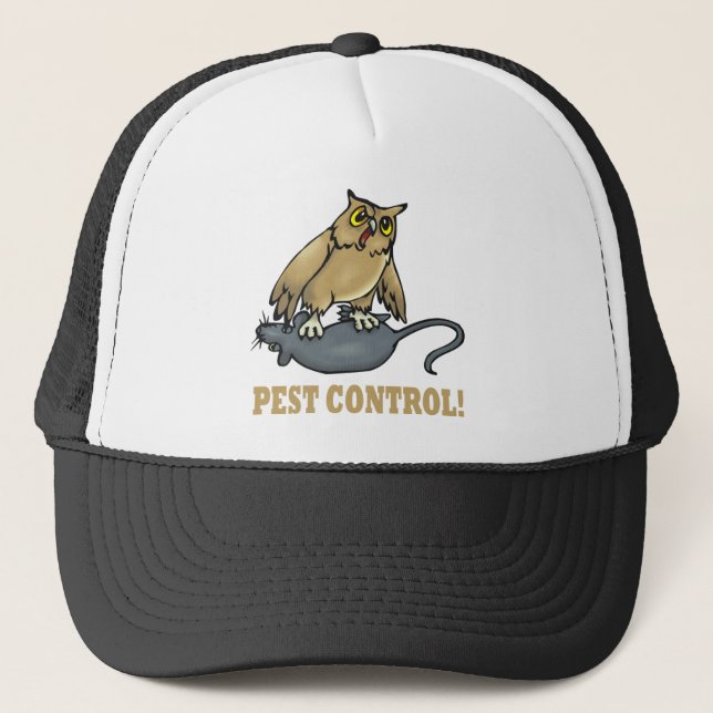 Gorra De Camionero Control de parásito (Anverso)